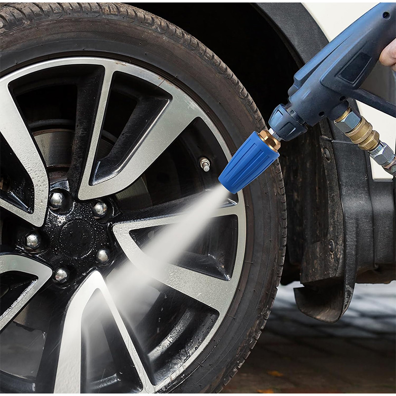 Laser Nozzle Ceramic - หัวฉีดหมุนเทอร์โบ 4000 PSI เครื่องฉีดน้ำแรงดันสูงพร้อมข้อต่อเร็ว 1/4 นิ้ว