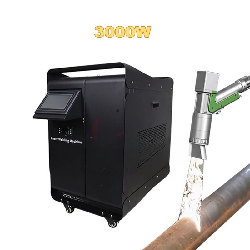Industrial Laser Rust Remover - เครื่องกำจัดสนิมด้วยไฟเบอร์เลเซอร์ 1500W 2000W 3000W สำหรับทำความสะอาด กำจัดคราบน้ำมัน
