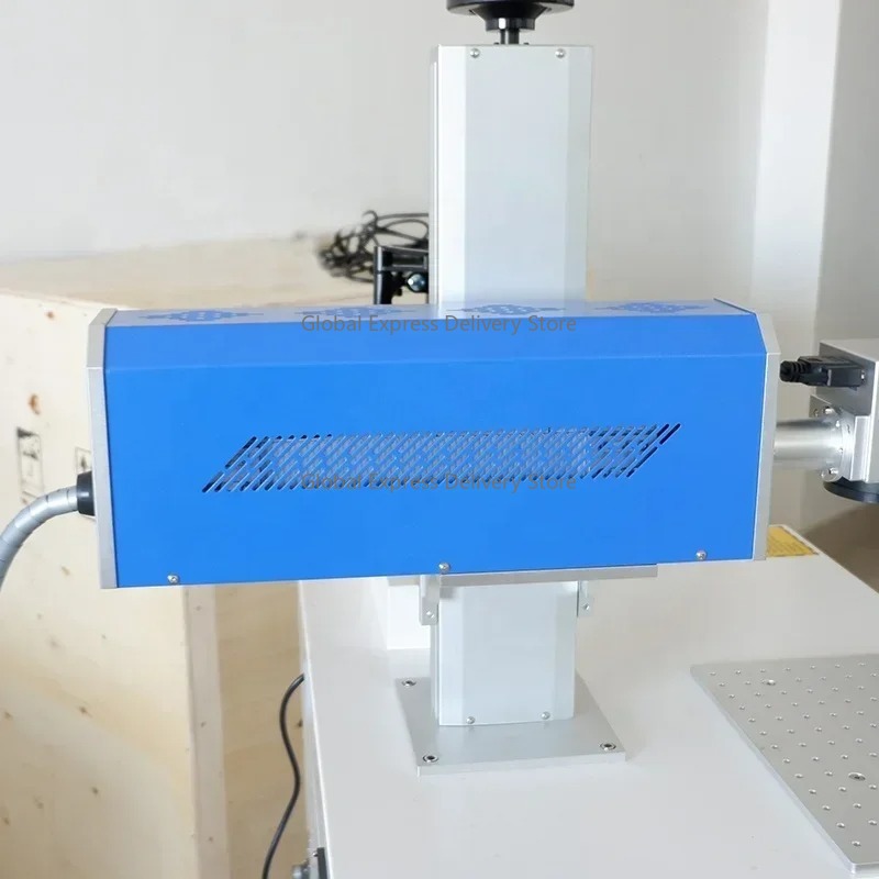 Industrial Laser Marking Machine - เครื่องเลเซอร์มาร์กกิ้งไฟเบอร์ CO2 แบบตั้งโต๊ะ พกพาได้ 20W 30W
