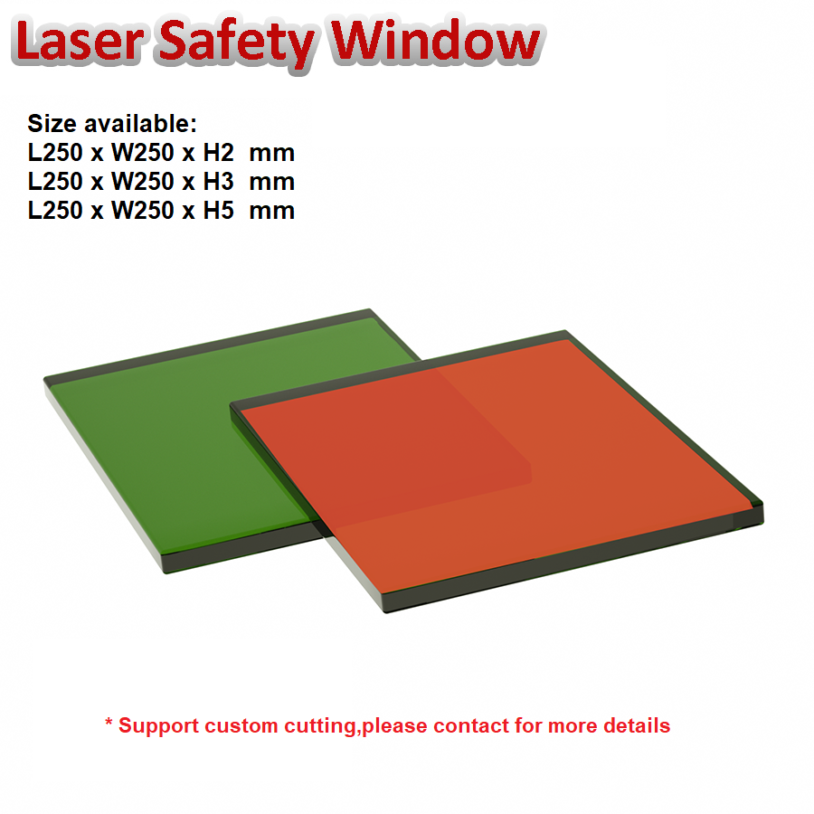 Industrial Uv Laser - หน้าต่างป้องกันแสงเลเซอร์ 1064nm 532nm สำหรับอุตสาหกรรม ป้องกันรังสียูวี อินฟราเรด