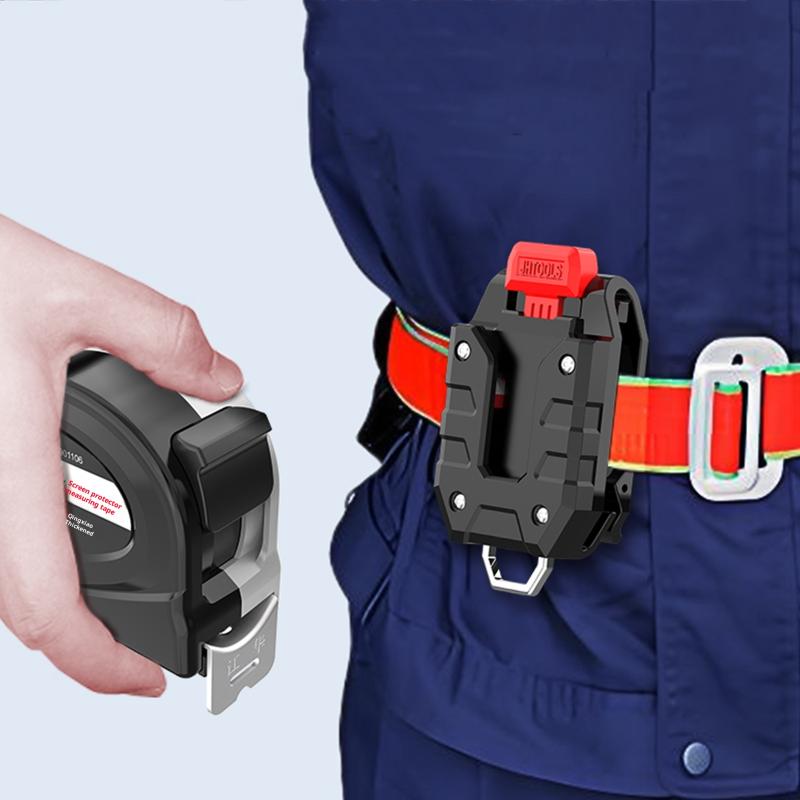 Industrial Laser Tape Measure - คลิปหนีบเข็มขัดแบบแขวนได้รวดเร็วสำหรับตลับเมตรดิจิตอล ของขวัญสำหรับช่างวัดระยะด้วยเลเซอร์ ตลับเมตรแบบคลิปหนีบเข็มขัดแบบแขวนได้รวดเร็ว