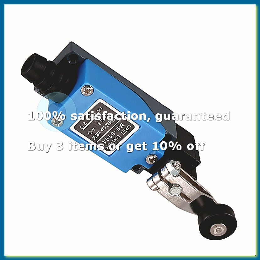 Limit Switch Cnc - ME-8104 ลิมิตสวิตช์แขนลูกกลิ้งพลาสติกแบบหมุนสำหรับเครื่อง CNC มิลล์ พลาสมา