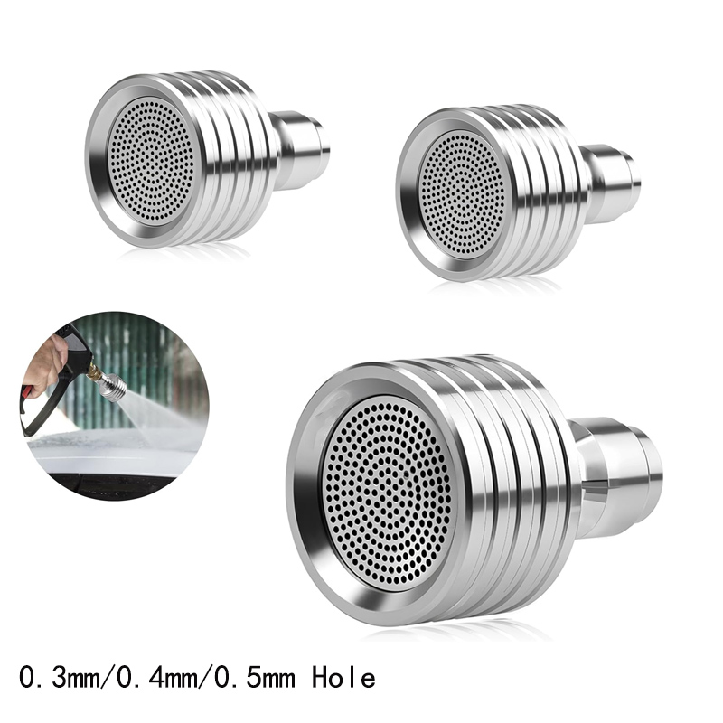 Laser Nozzle Ceramic - หัวฉีดเครื่องฉีดน้ำแรงดันสูง พร้อมข้อต่อแบบเร็ว 1/4 นิ้ว รูขนาด 0.3/0.4/0.5