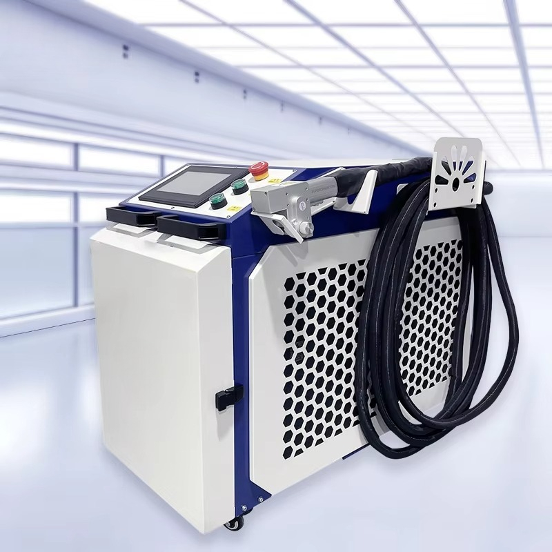 Industrial Laser Rust Remover - เครื่องทำความสะอาดด้วยเลเซอร์แบบพกพา 200W 2000W เครื่องกำจัดสนิมด้วยเลเซอร์แบบมือถือ เครื่องทำความสะอาดเลเซอร์สำหรับอุตสาหกรรมพร้อมล้อ