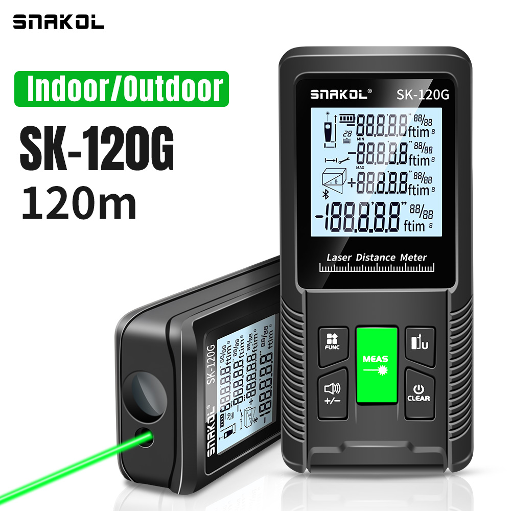 Industrial Laser Training - SNAKOL เครื่องวัดระยะด้วยเลเซอร์ความแม่นยำสูง 3-in-1, เครื่องวัดระยะทางดิจิตอล 40-200 ม.,