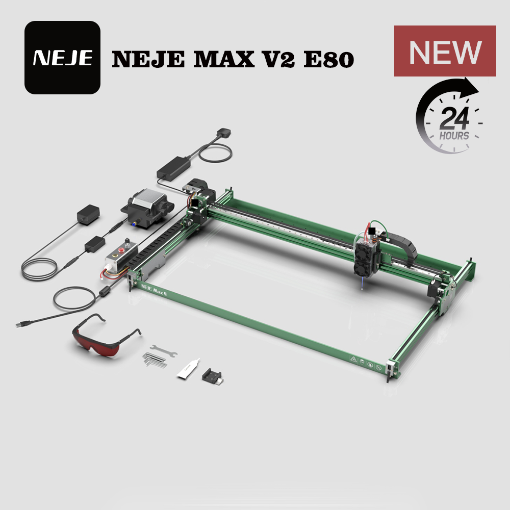 Industrial Laser Cutting - เครื่องแกะสลักเลเซอร์ NEJE MAX V2 E80 80W