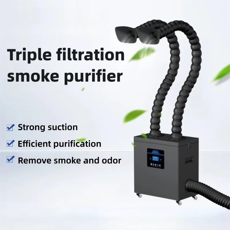 Industrial Laser Fume Extractor - เครื่องดูดควันบัดกรีอุตสาหกรรม เครื่องกรองควันประสิทธิภาพสูง สำหรับงานเชื่อม เลเซอร์ และเครื่องกำจัดควัน
