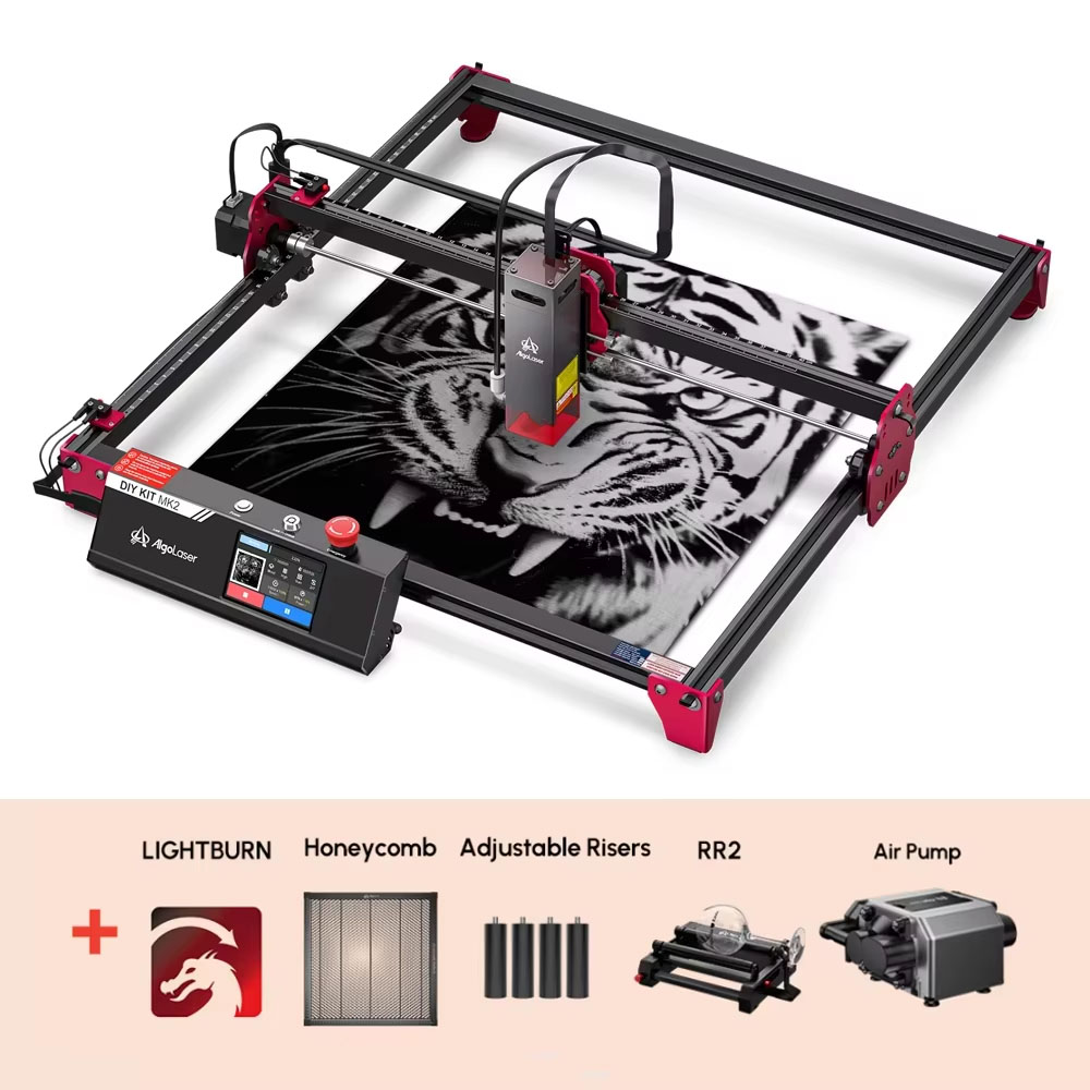 Industrial Laser Engraving Machine - ชุดอุปกรณ์ Algolaser DIY KIT MK2 เครื่องตัดเลเซอร์