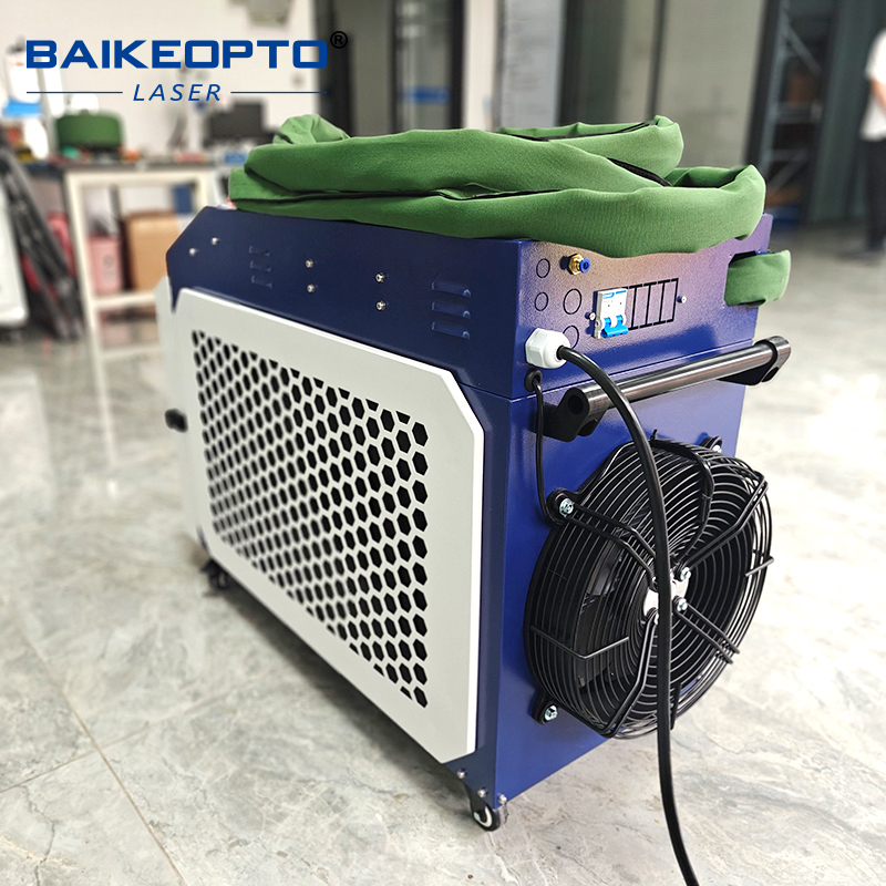 Industrial Laser Rust Remover - เครื่องทำความสะอาดด้วยเลเซอร์ไฟเบอร์ 1500 วัตต์, กำจัดสนิม, ลอกสี, กำจัดชั้นออกไซด์,