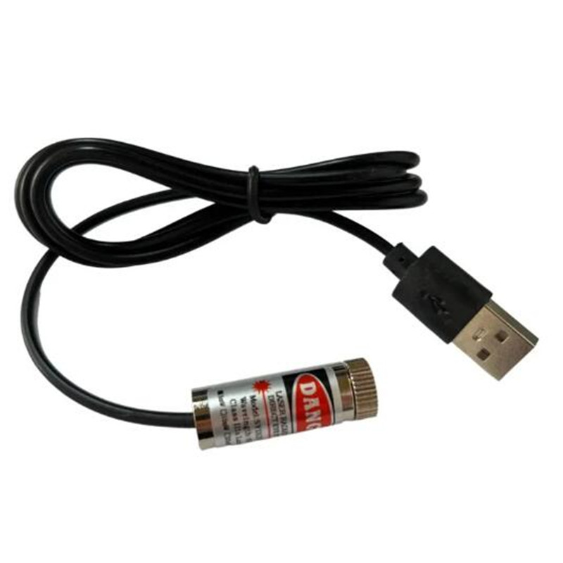 Industrial Laser Training - USB โมดูลเลเซอร์ 12 มม.5 mw ปรับโฟกัสสีแดงเลเซอร์ไดโอดระดับอุตสาหกรรม