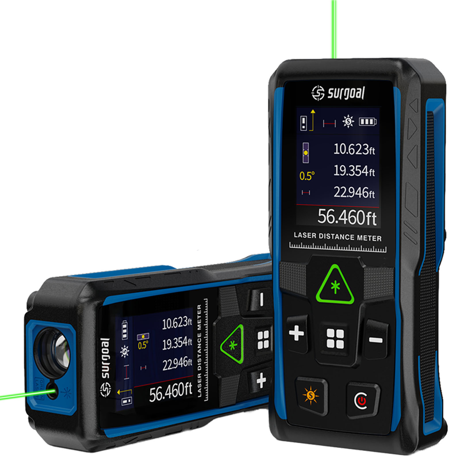 เครื่องวัดระยะด้วยเลเซอร์สีเขี - Industrial Laser Tape Measure บทวิจารณ์และราคา