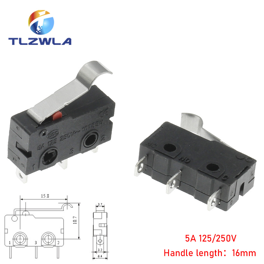 Micro Switch ทองแดง Contact 5A - Limit Switch Cnc บทวิจารณ์และราคา