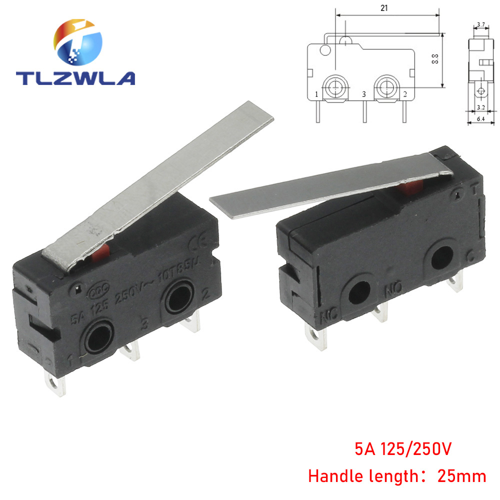 Micro Switch ทองแดง Contact 5A - Limit Switch Cnc บทวิจารณ์และราคา