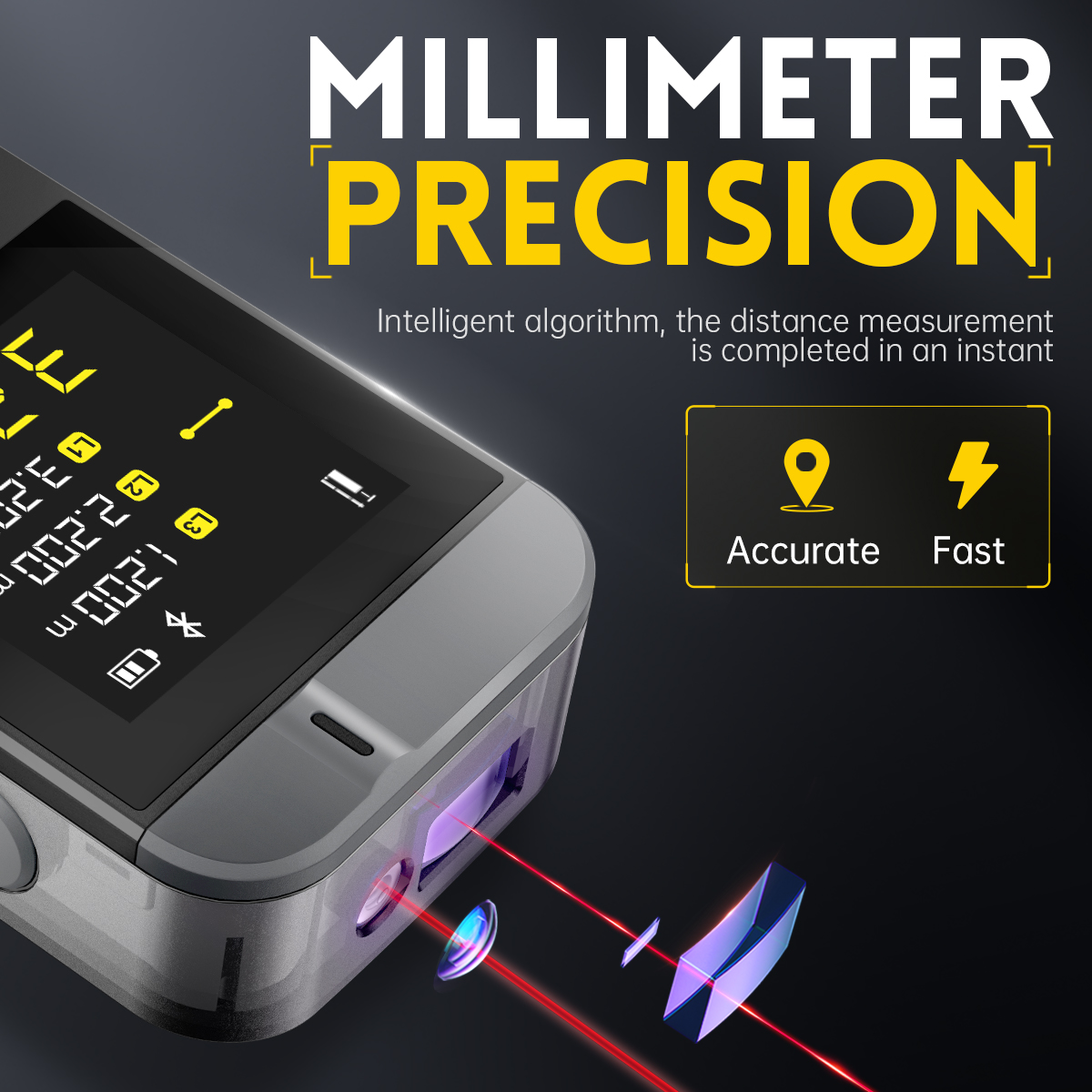 FNIRSI IR40เลเซอร์สายวัด40M เล - Industrial Laser Training บทวิจารณ์และราคา