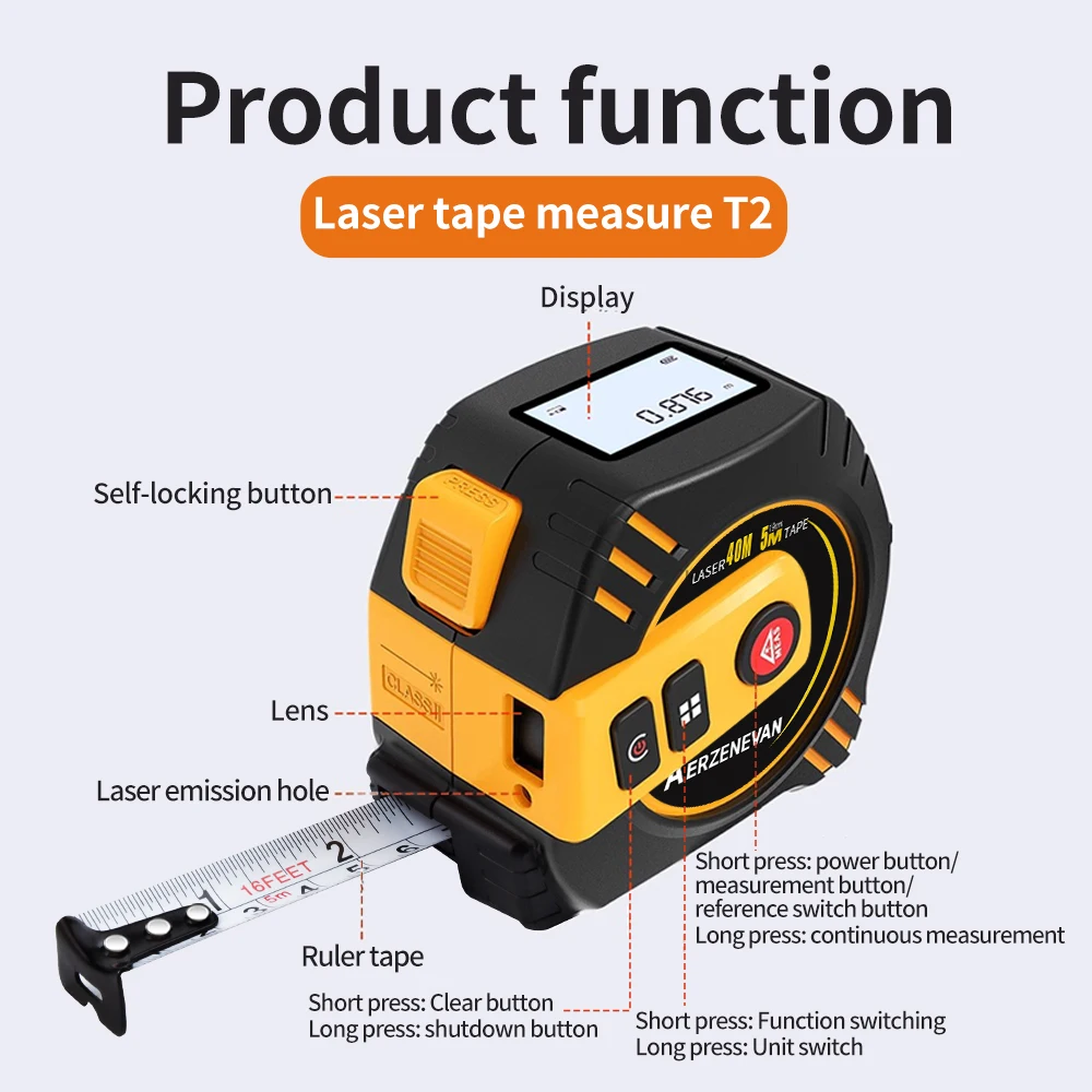 เครื่องวัดระยะเลเซอร์ 80 ม. เท - Industrial Laser Training บทวิจารณ์และราคา