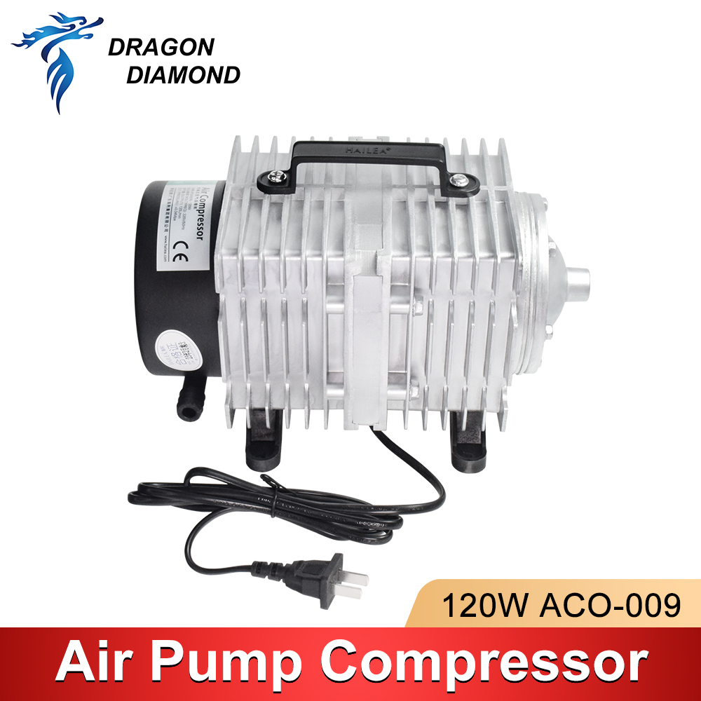 120W เครื่องอัดอากาศไฟฟ้าแม่เห - Air Assist Pump Laser บทวิจารณ์และราคา