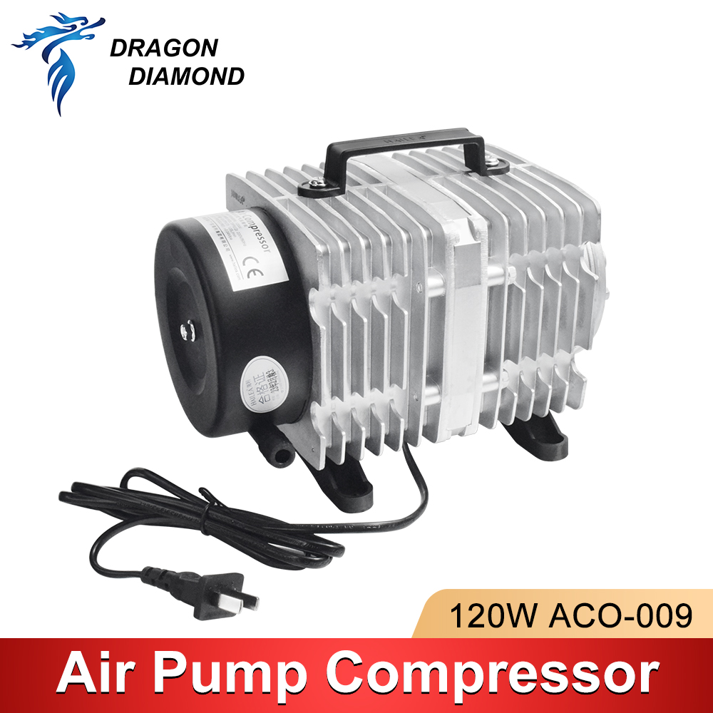 120W เครื่องอัดอากาศไฟฟ้าแม่เห - Air Assist Pump Laser บทวิจารณ์และราคา