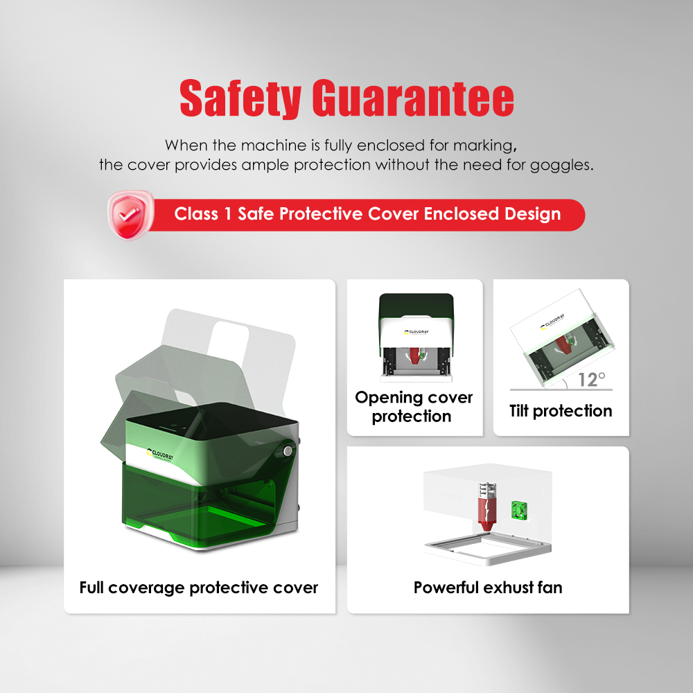 Cloudray 5000mw CNC มินิเลเซอร - Industrial Laser Engraving Machine บทวิจารณ์และราคา