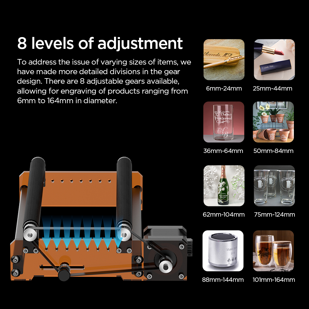 ACMER M3 เลเซอร์โรตารีลูกกลิ้ง - Industrial Laser Engraving Machine บทวิจารณ์และราคา