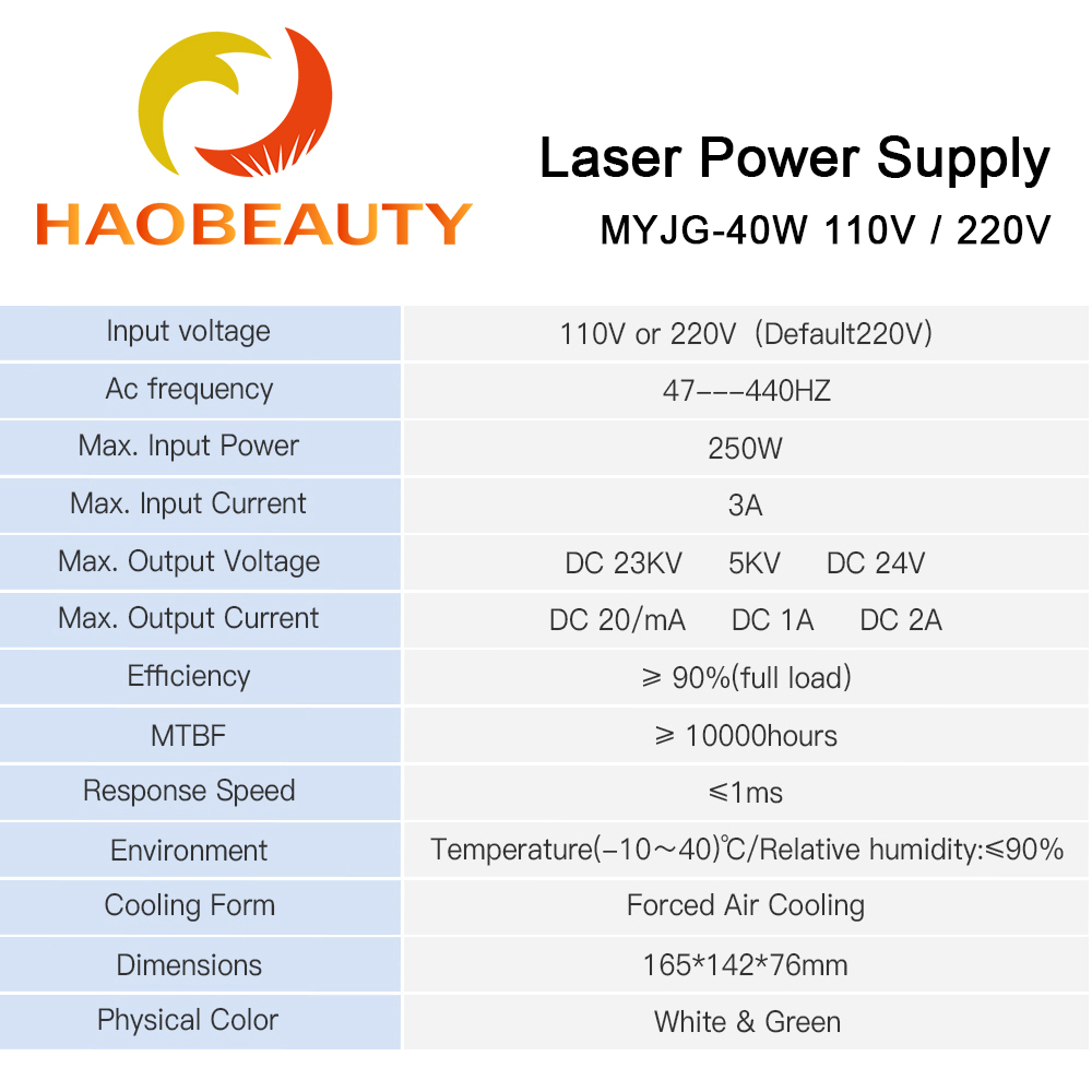 HAOBEAUTY MYJG-40 CO2 เลเซอร์แ - Industrial Laser Engraving Machine บทวิจารณ์และราคา
