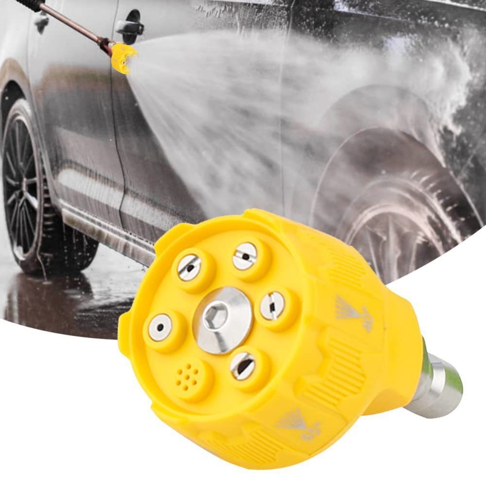 หัวฉีดน้ำแรงดันสูง 6in1 แบบใหม - Laser Nozzle Ceramic บทวิจารณ์และราคา