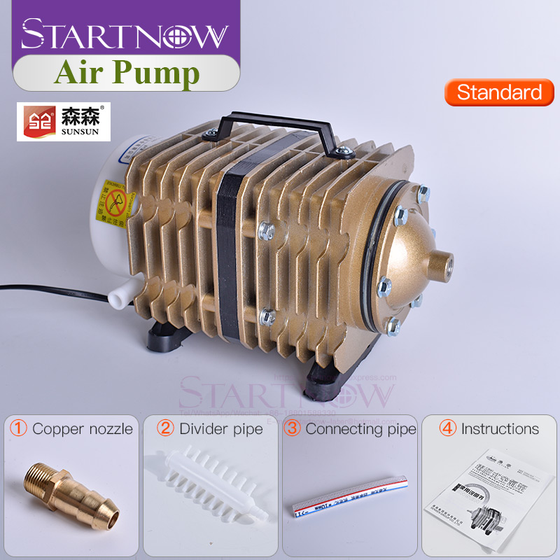 ปั๊มลมแม่เหล็กไฟฟ้า SUNSUN รุ่ - Air Assist Pump Laser บทวิจารณ์และราคา
