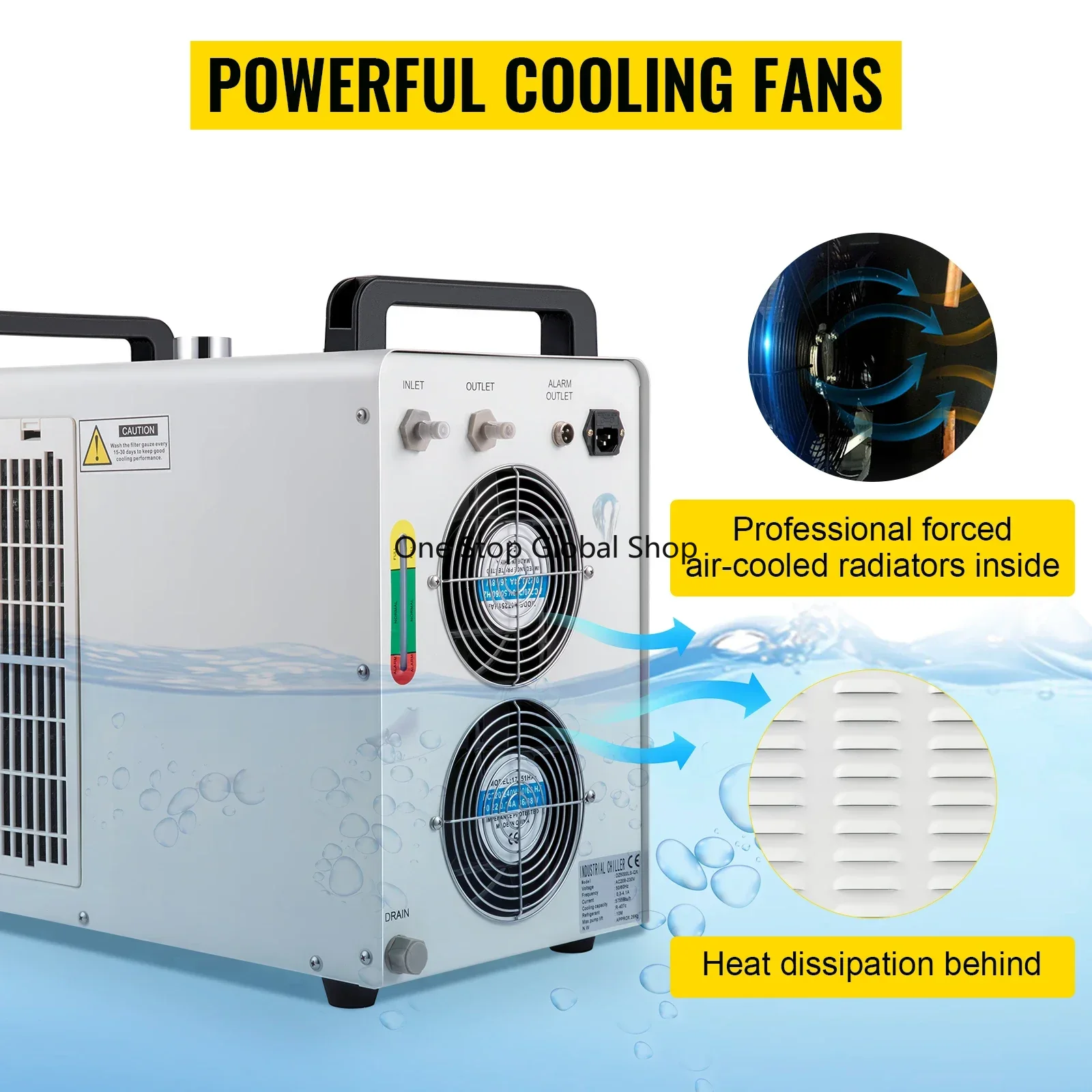เครื่องทำความเย็นน้ำอุตสาหกรรม - Laser Chiller Water Cooler บทวิจารณ์และราคา