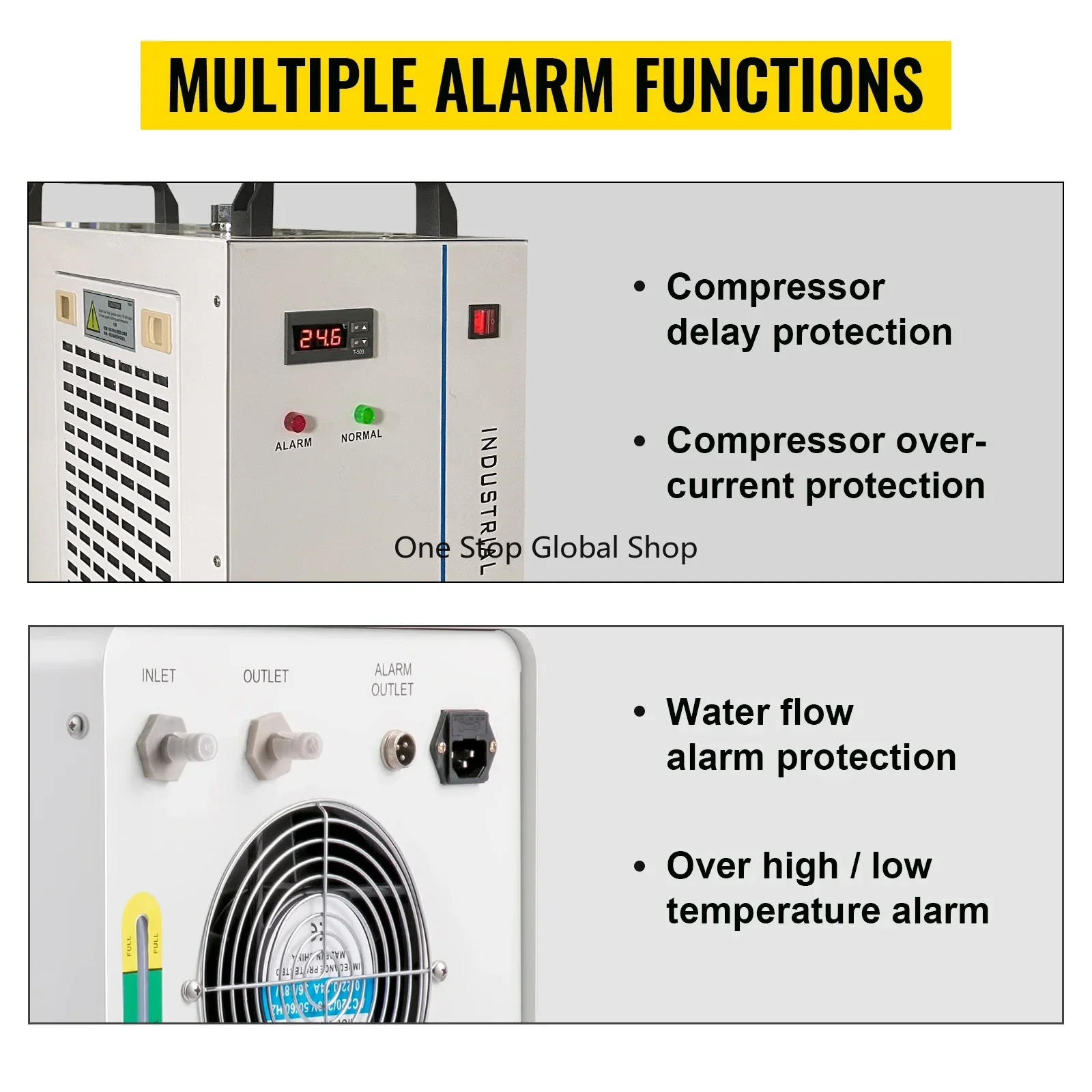 เครื่องทำความเย็นน้ำอุตสาหกรรม - Laser Chiller Water Cooler บทวิจารณ์และราคา