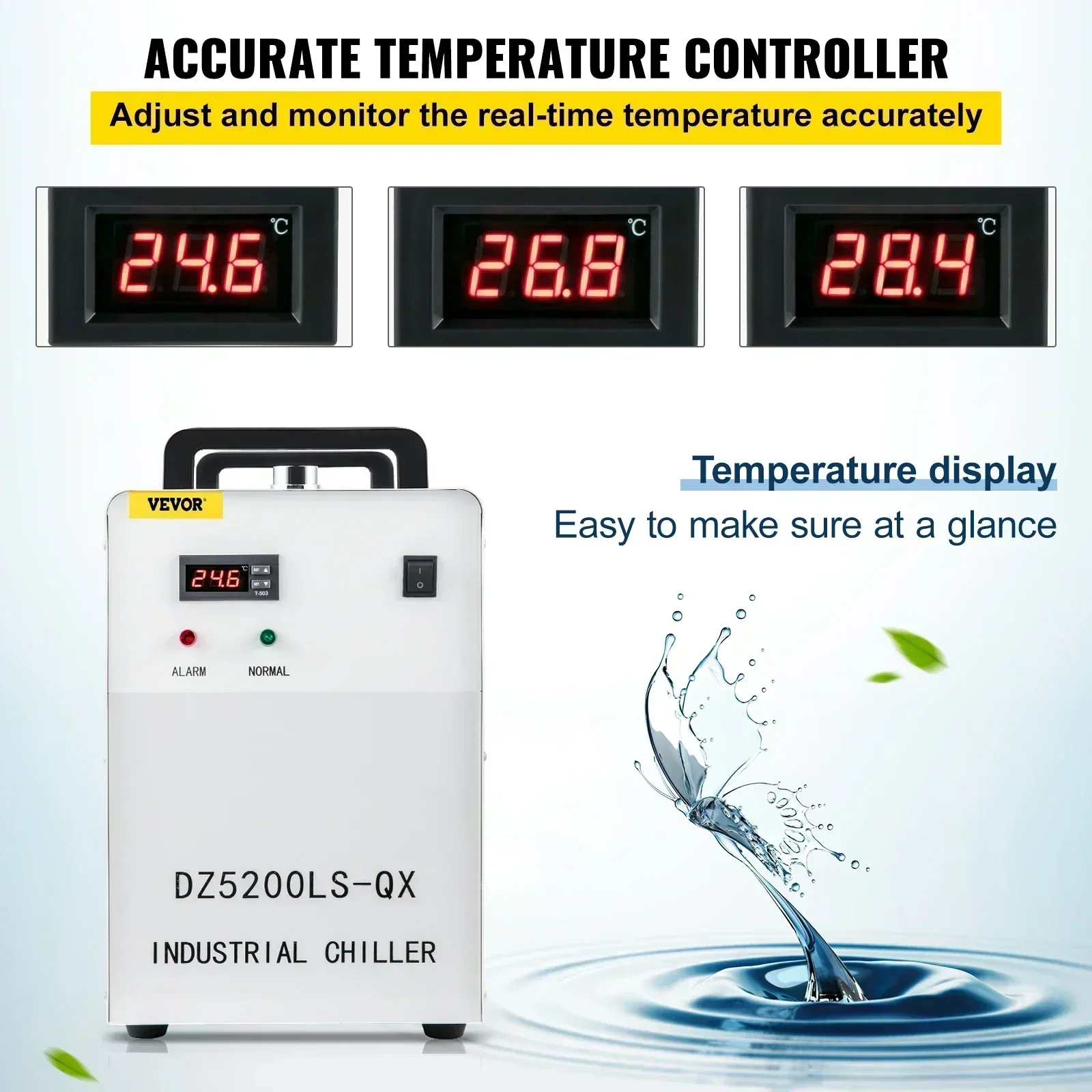 เครื่องทำความเย็นน้ำอุตสาหกรรม - Laser Chiller Water Cooler บทวิจารณ์และราคา